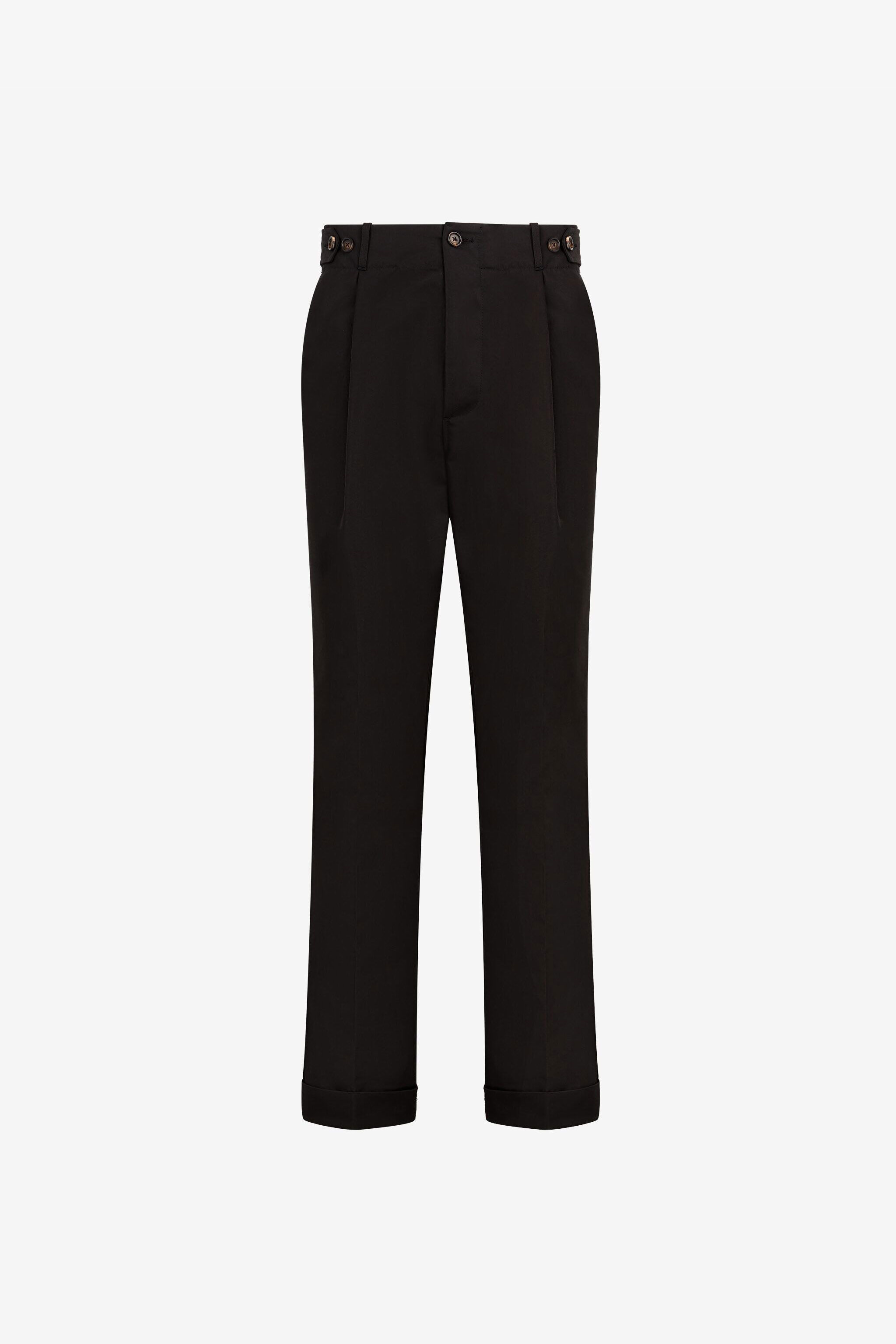 RC Pantalon à pinces Noir QRT204-FN061