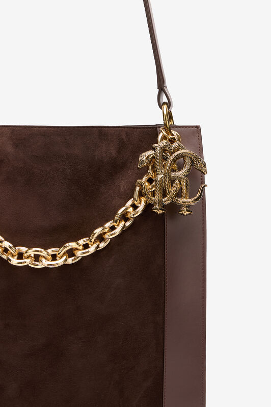 RC Shoulder Bag with Chain Brown VKB005-PC219
