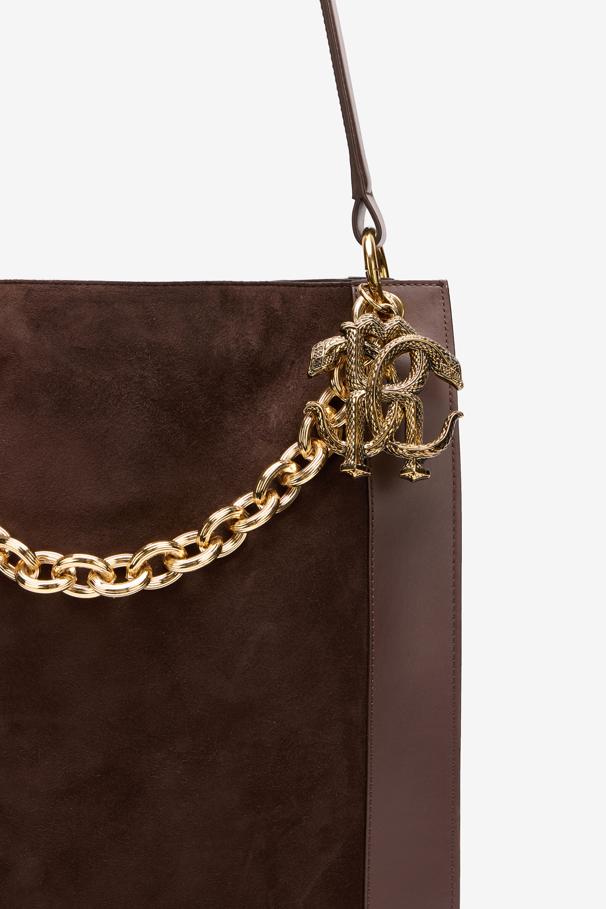 RC Shoulder Bag with Chain Brown VKB005-PC219