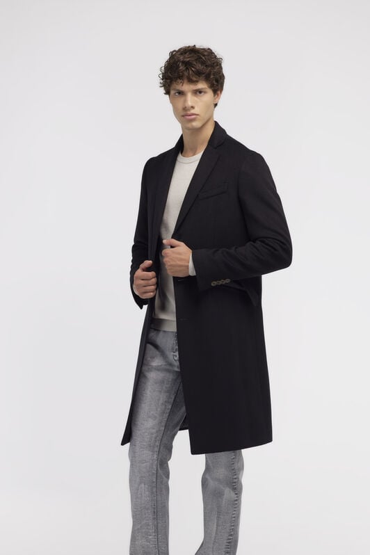 RC Single-breasted coat RC Single-breasted coat Black NOT50D-WH016