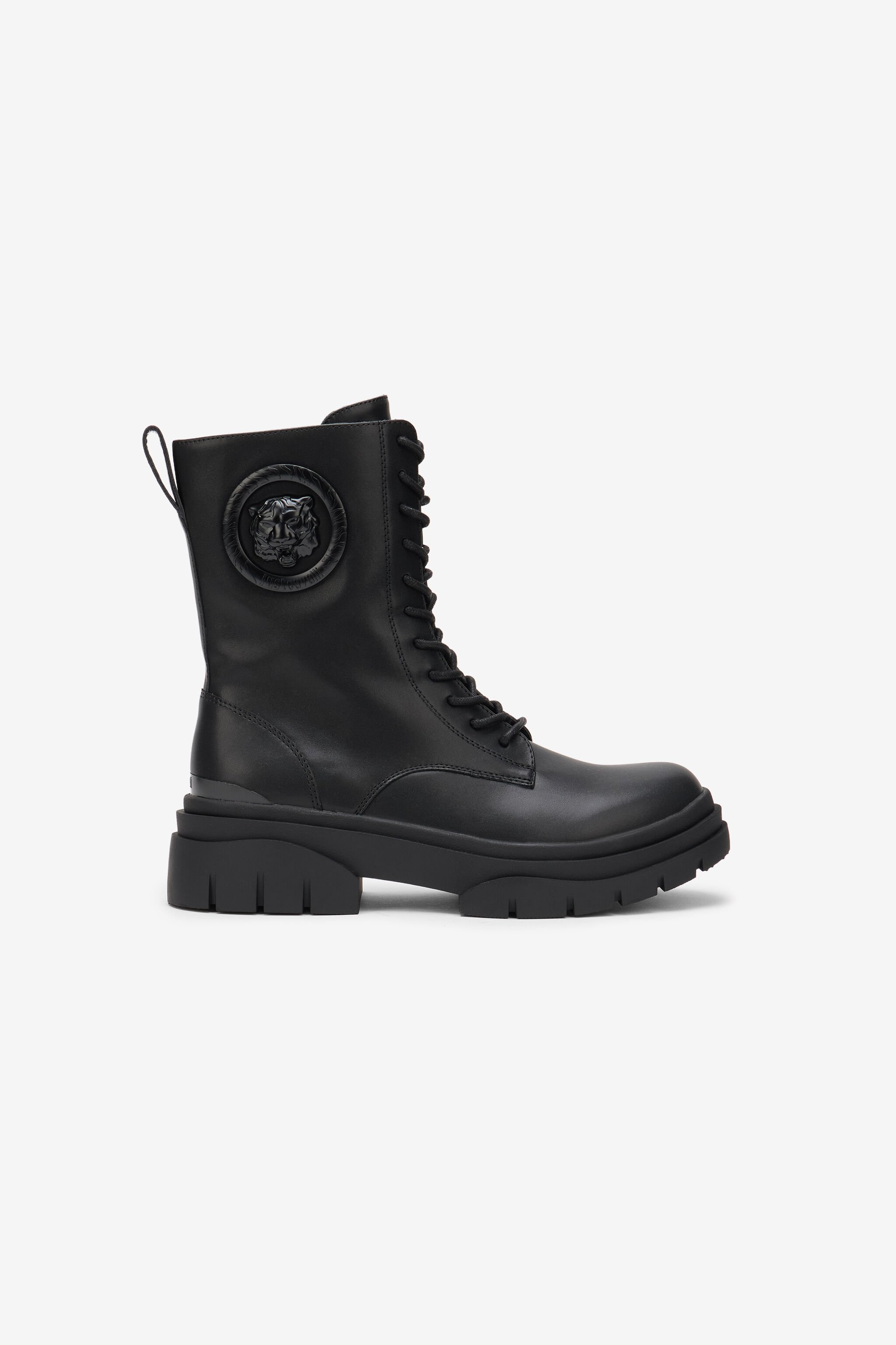 JC Black Combat Boots With Logo BLACK RKS214-RK579