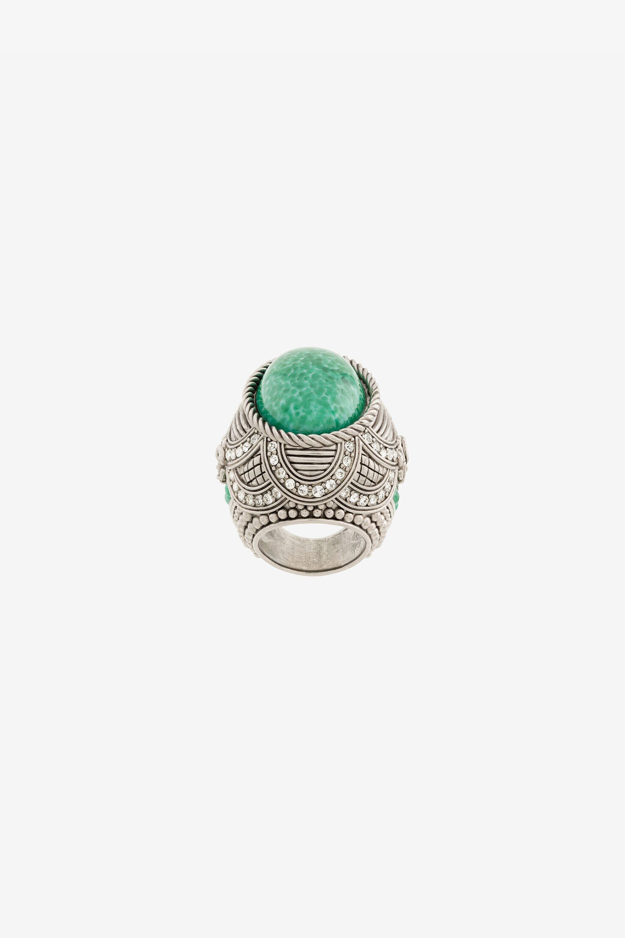 RC Gemstone-embellished ring Silver RWG002-AM016
