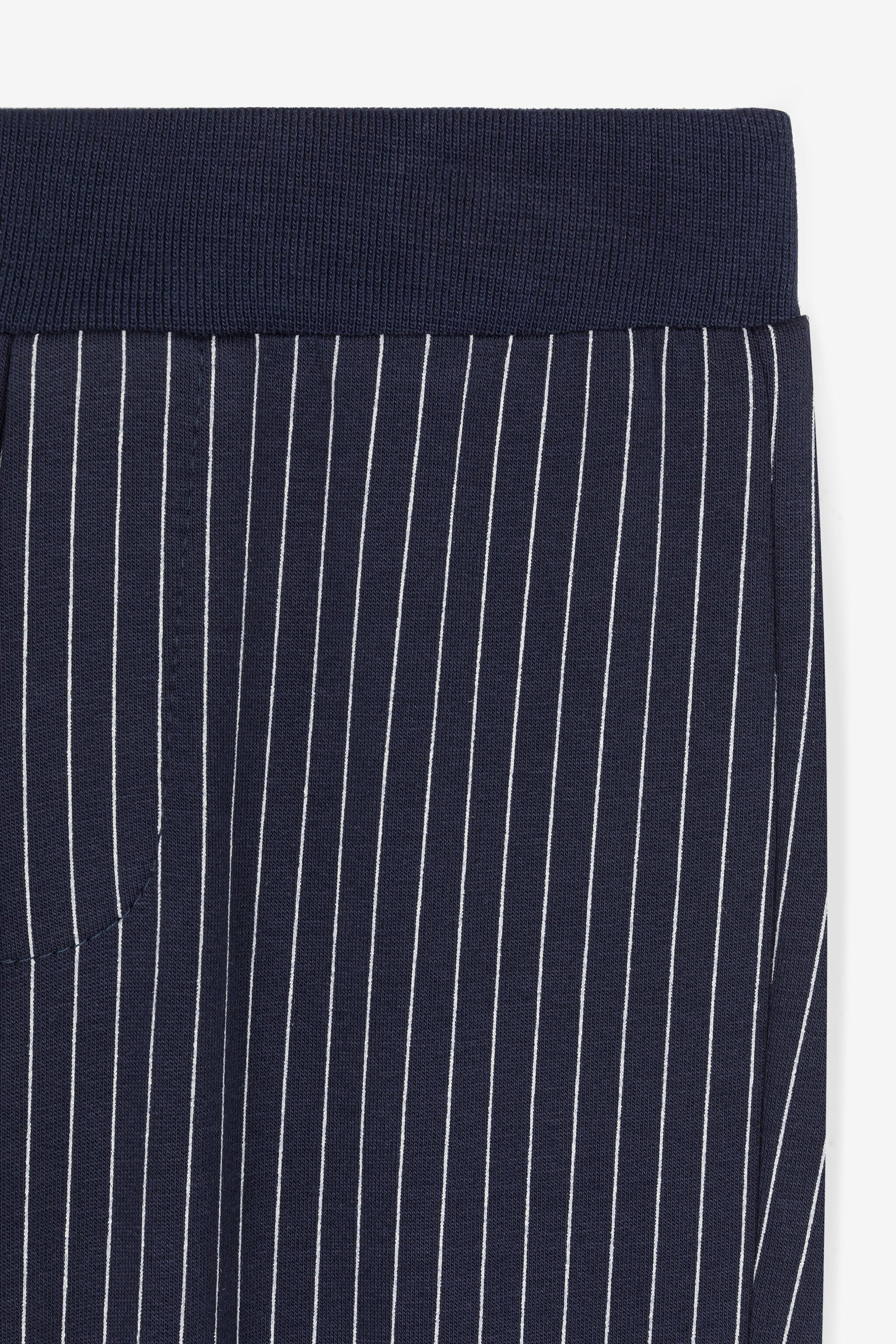 JU Polohemd mit animalischem Patchwork-Aufdruck und Applikationen Dunkelblau OJT20F-HUC77