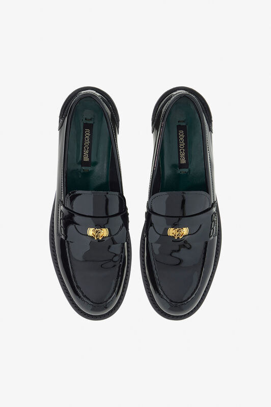 RC Loafers with Gold Accents Black TKS028-PZV00