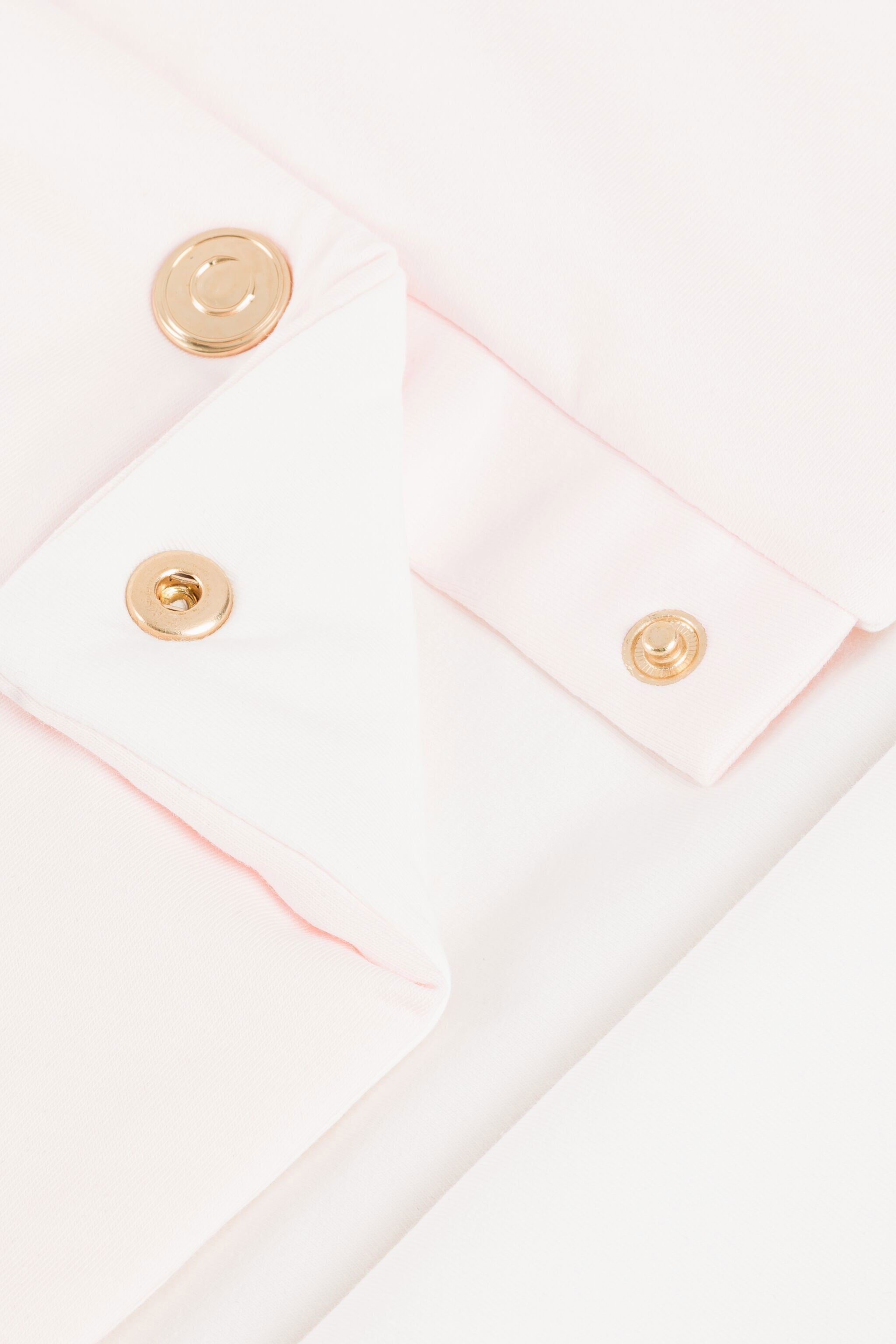 JU Logo-Embroidered Baby Nest Pink OJT824-ISA2J