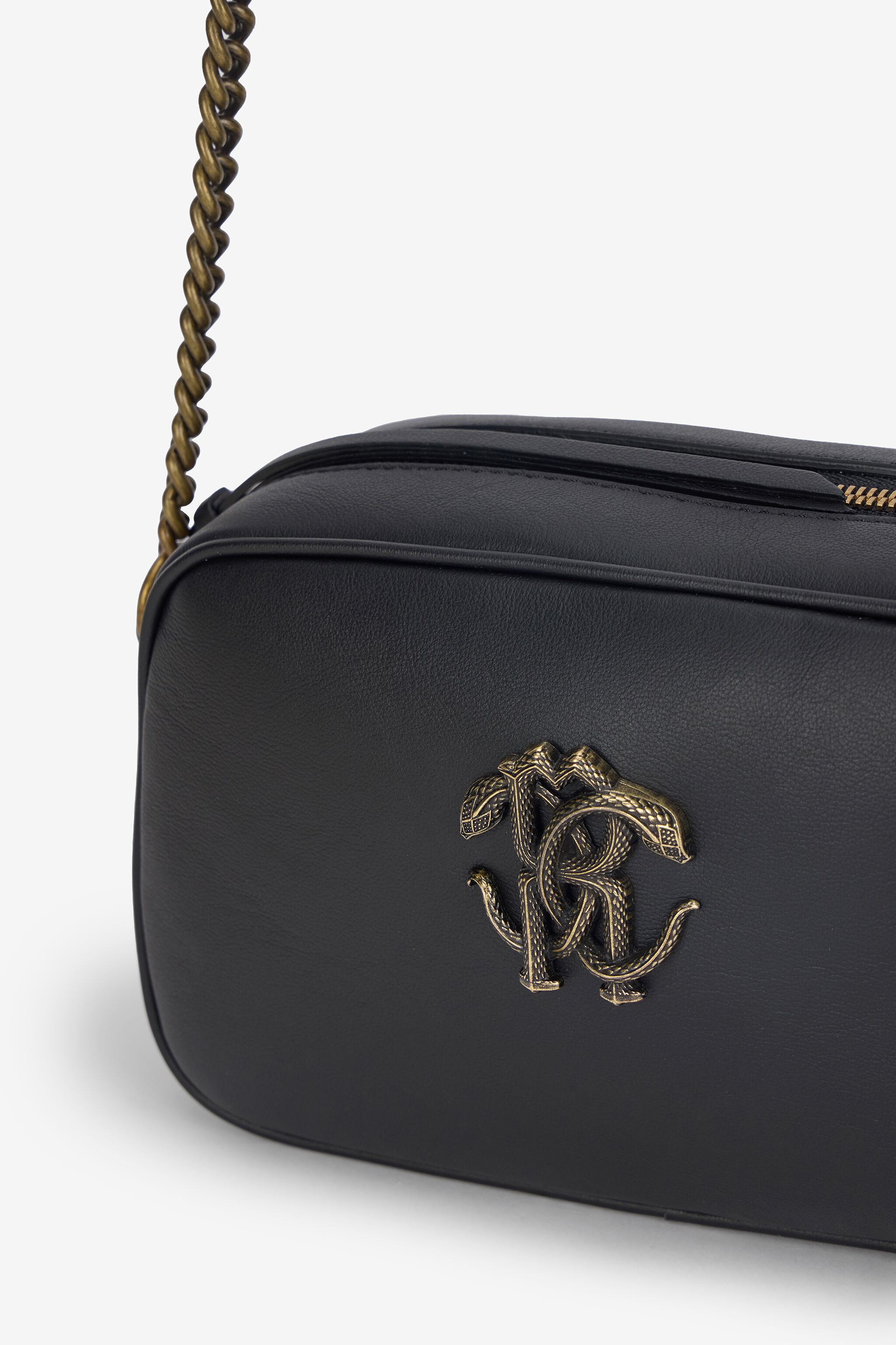 RC Camera Bag With Mirror Snake Monogram Black POB00B-PZ796