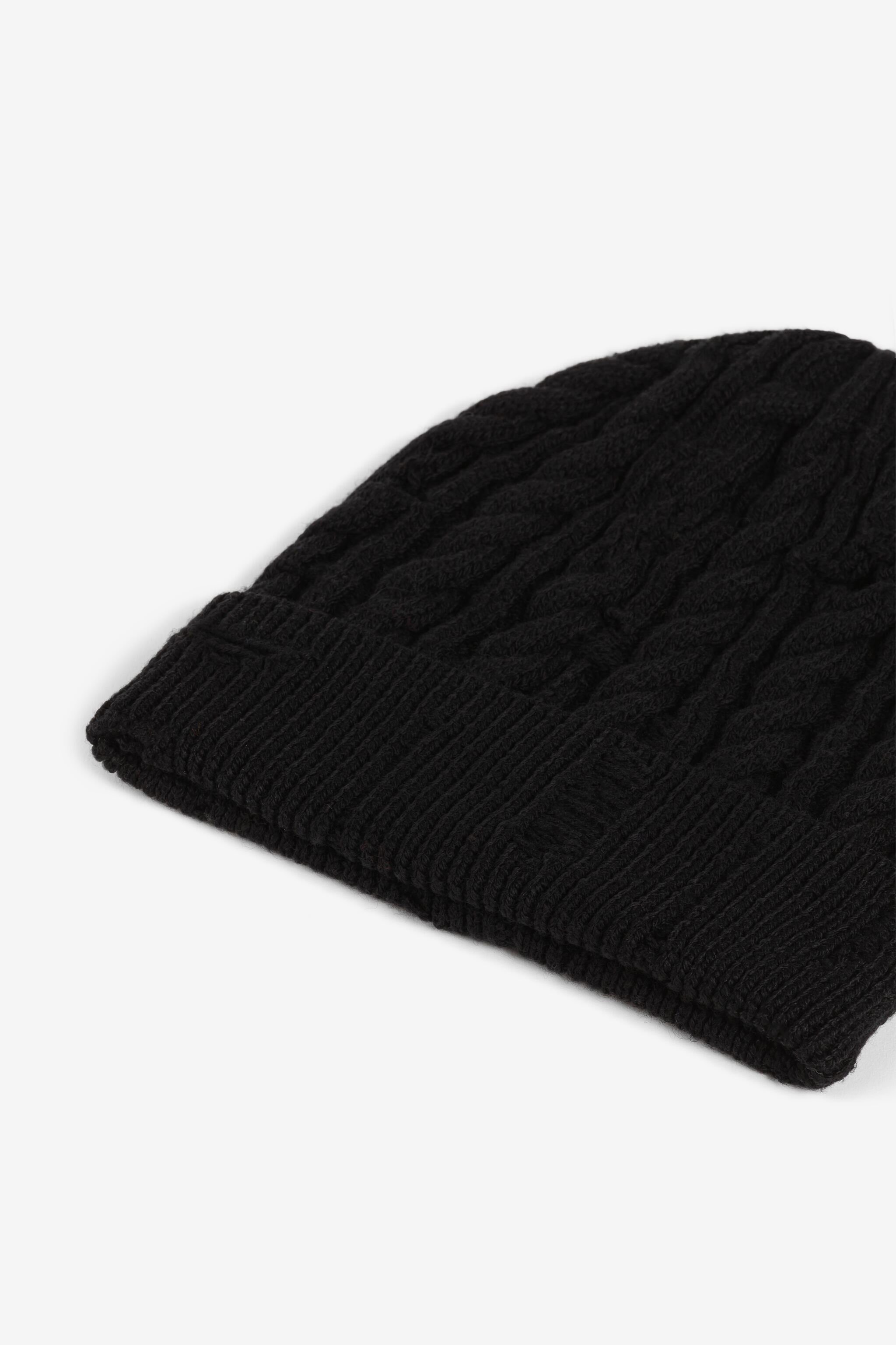 RC Beanie im Distressed-Look Schwarz RRM653-MQ001