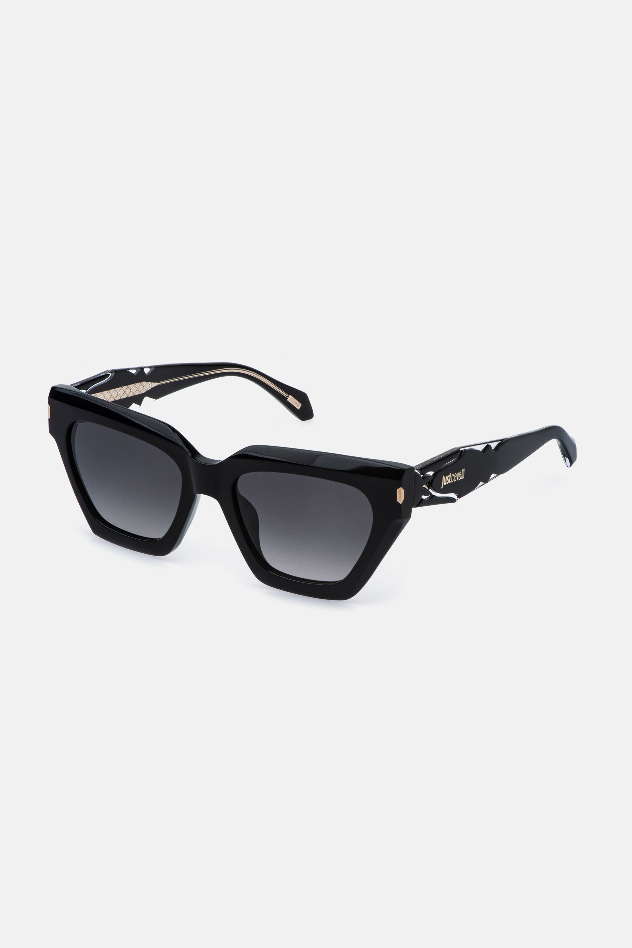 JC Cat-eye feminine sunglasses SHINY BLACK VALD20-ID261