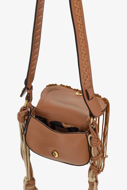 RC Fang Bag con Frangia Marrone SWB015-PZ078
