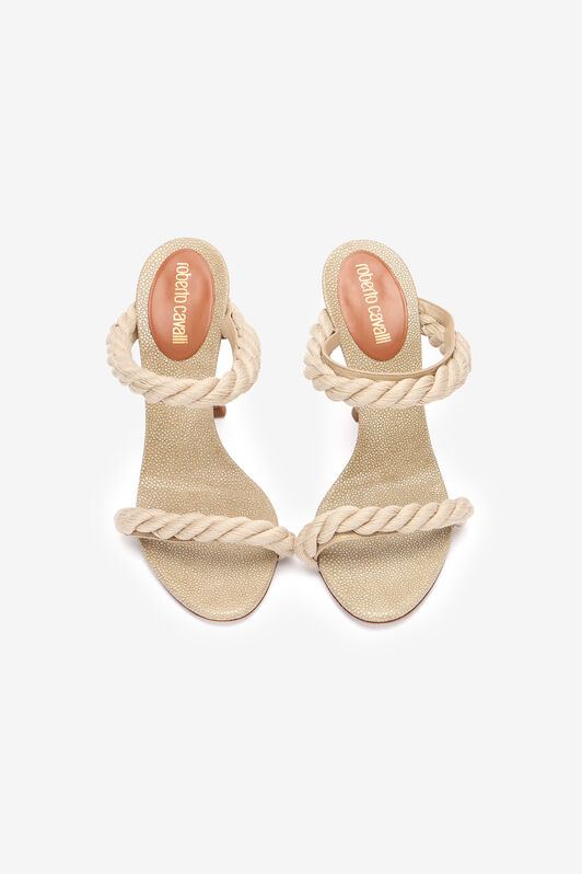 RC Sandalias Trenzadas Marfil UWS005-PZI11