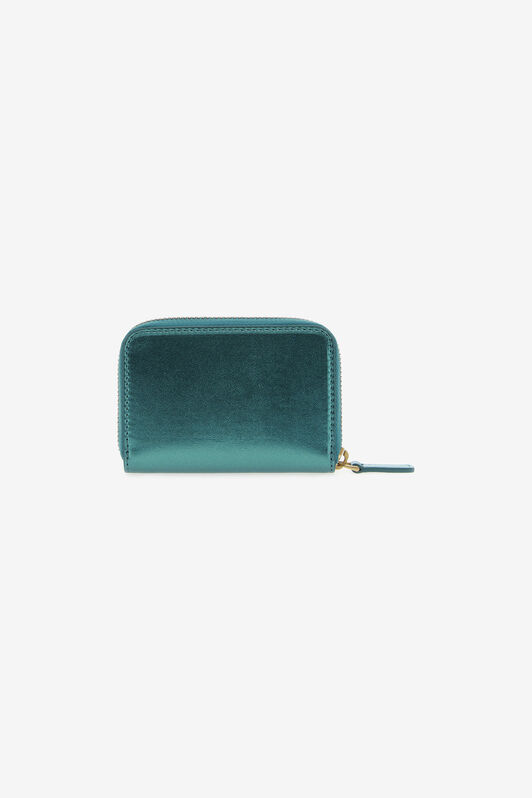 RC Small wallet with Monogram RC and zip Light blue SKA003-PN199