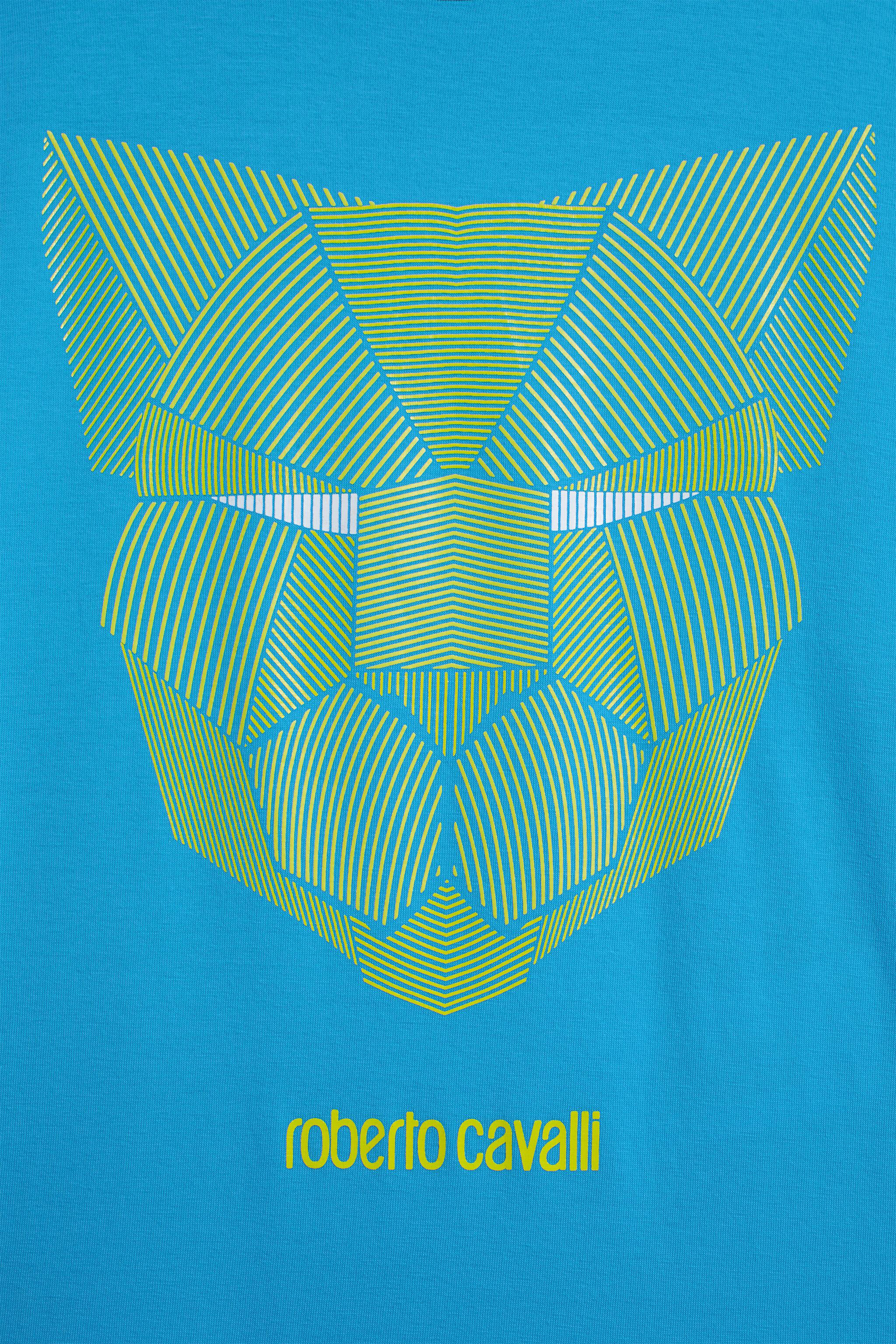 JU T-shirt con stampa Panther HORIZON BLUE IJT65F-JV025