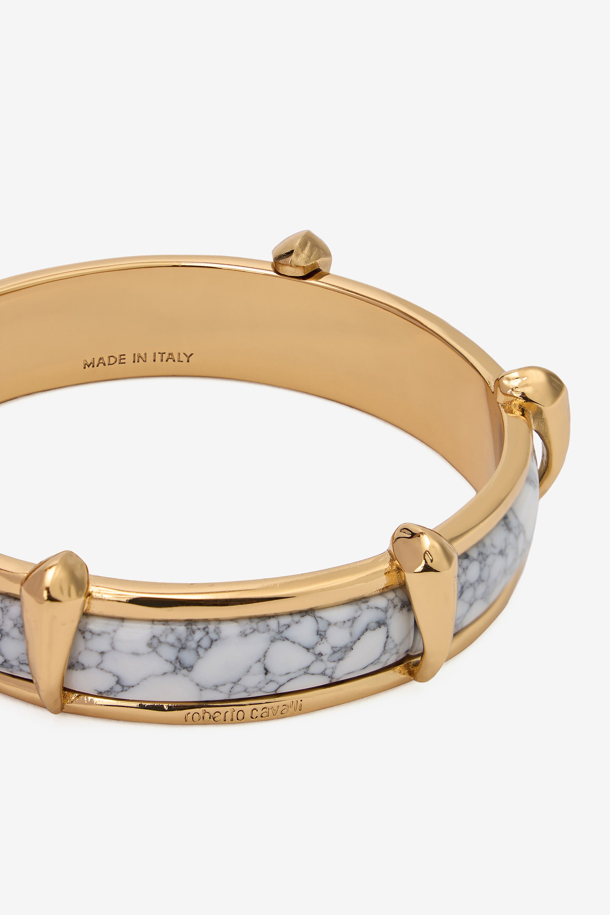 RC Pulsera Rígida Efecto Mármol Gris TWG004-AM002