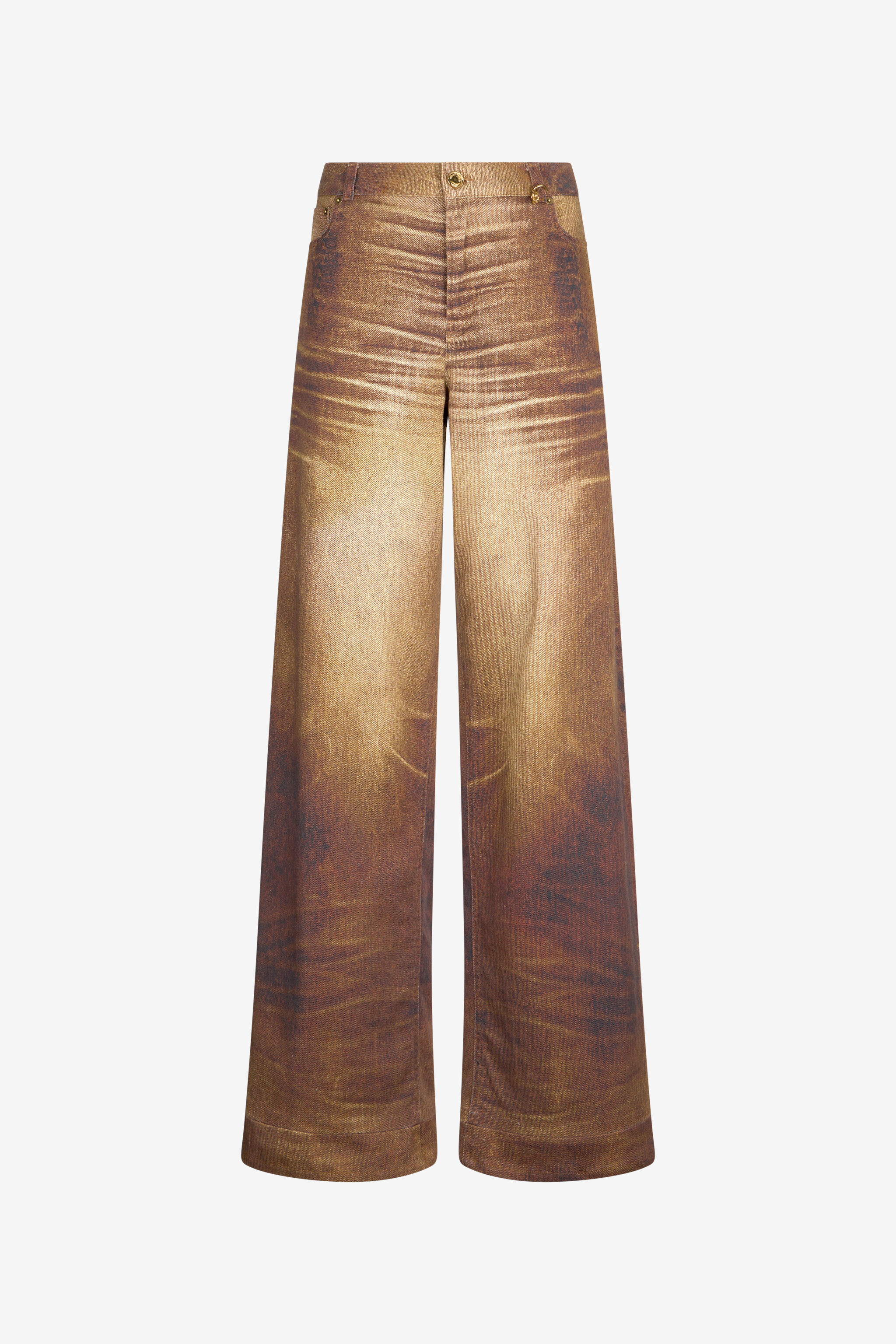 RC Woman Cotton Trousers Dark brown UWJ207-DAO91