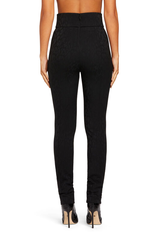 RC Leggings mit Leoparden-Print Schwarz LQT205-FY083