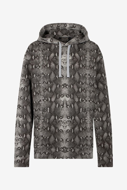 RC Python Print Hoodie Sweatshirt PYTHON DARK GREY SOT66J-CF063
