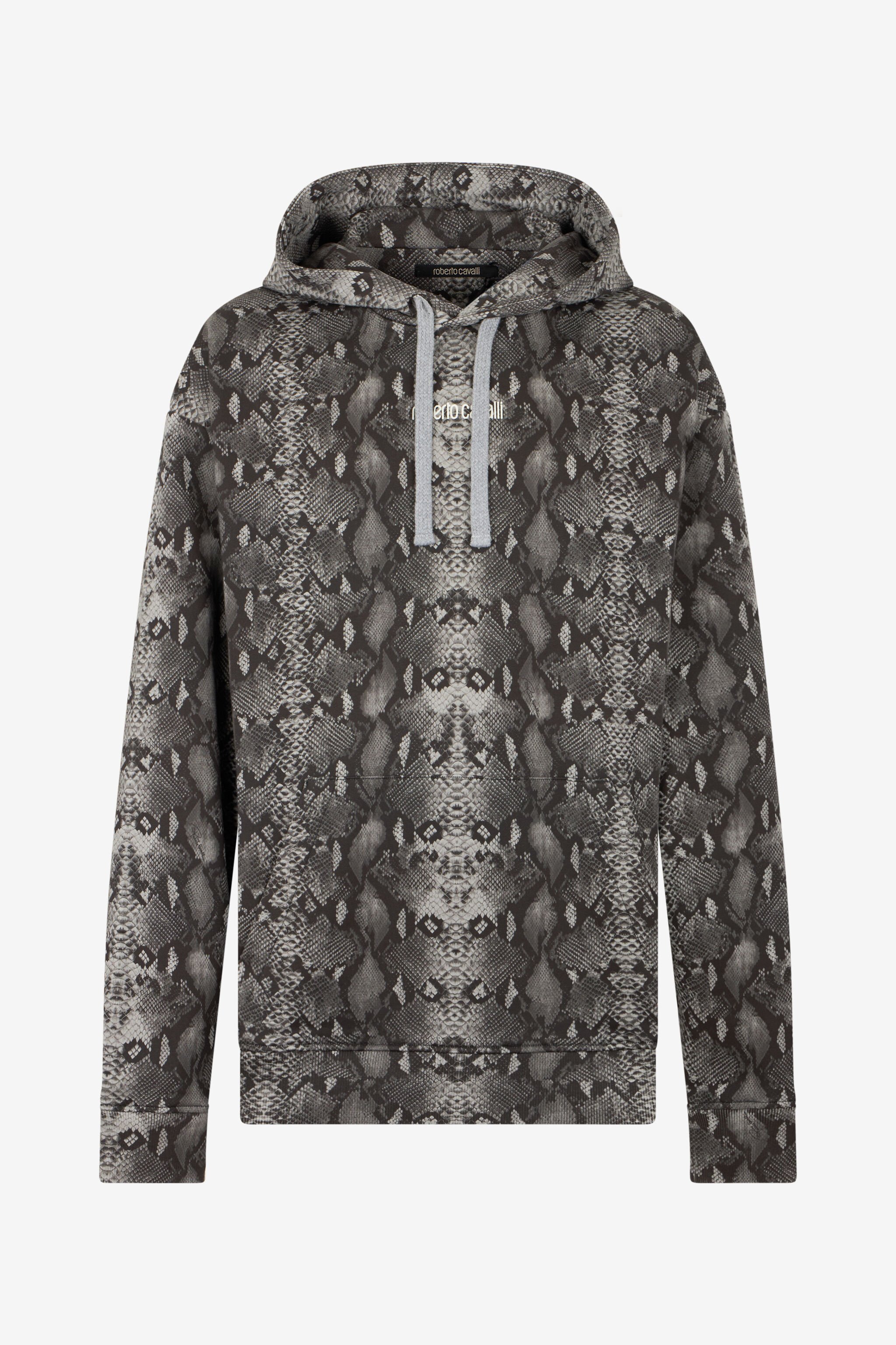 RC Python Print Hoodie Sweatshirt PYTHON DARK GREY SOT66J-CF063