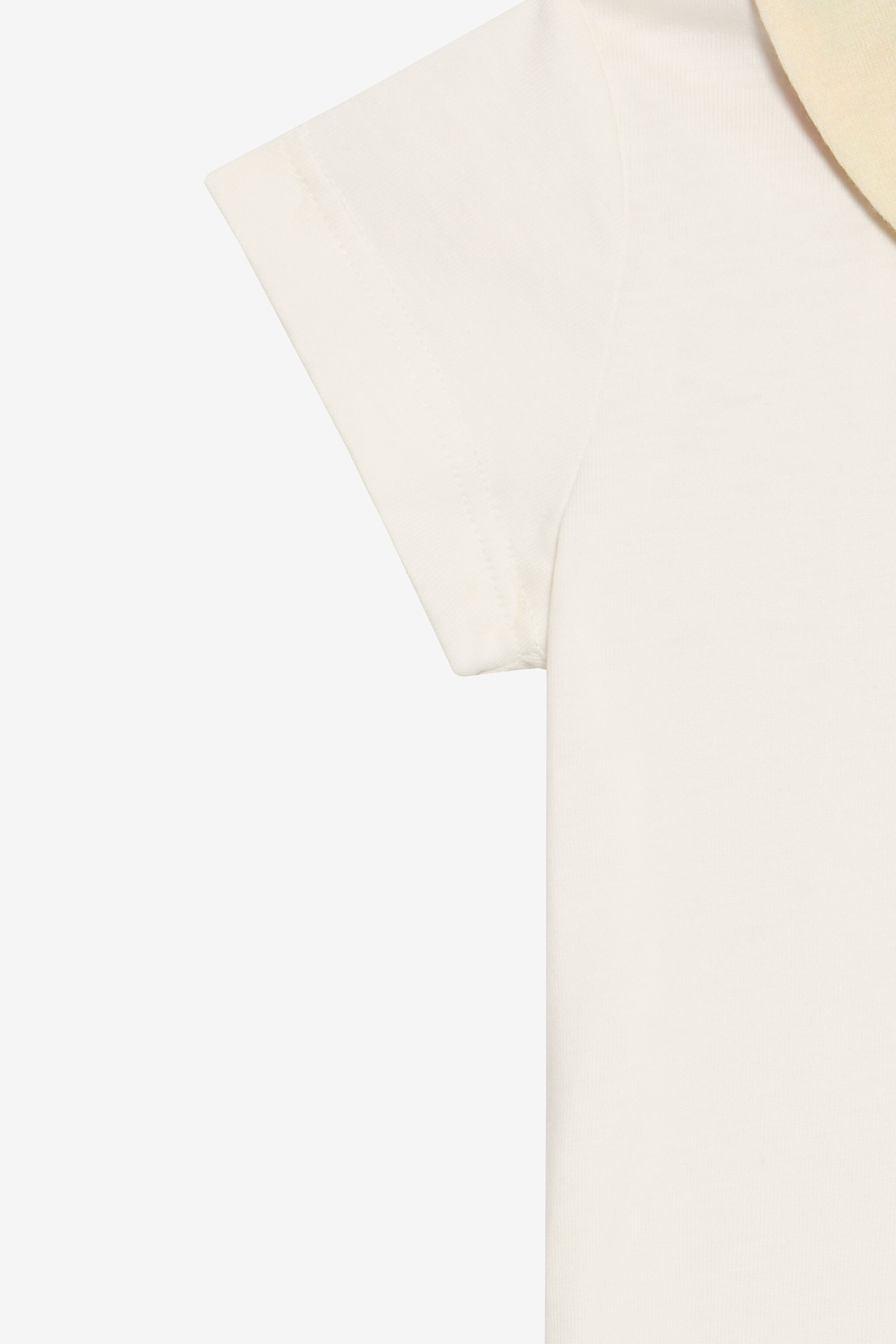 JU T-Shirt Bianco Latte Con Monogram RC E Farfalle MILKY WHITE VJT601-JD001