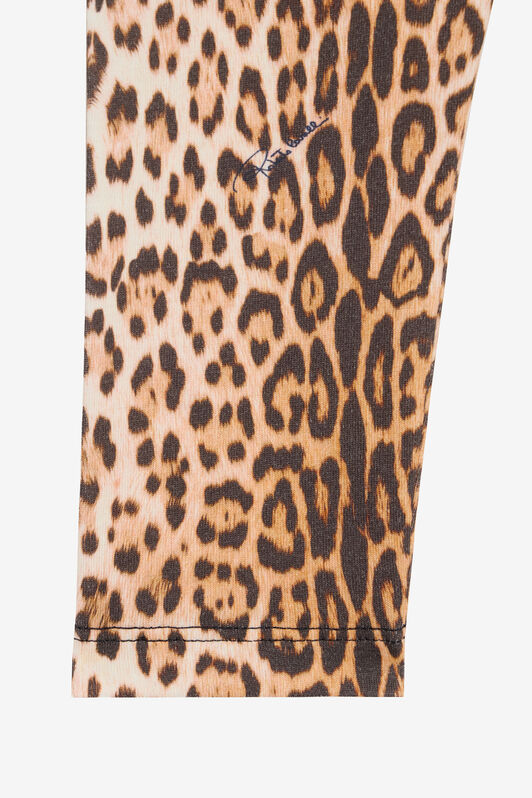 JU Leggings Con Stampa Jaguar Skin NATURAL VJT203-JFO52