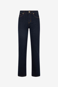 ${brand} Straight Leg Jeans with Embroidered Logo ${colorDescription} ${masterID}