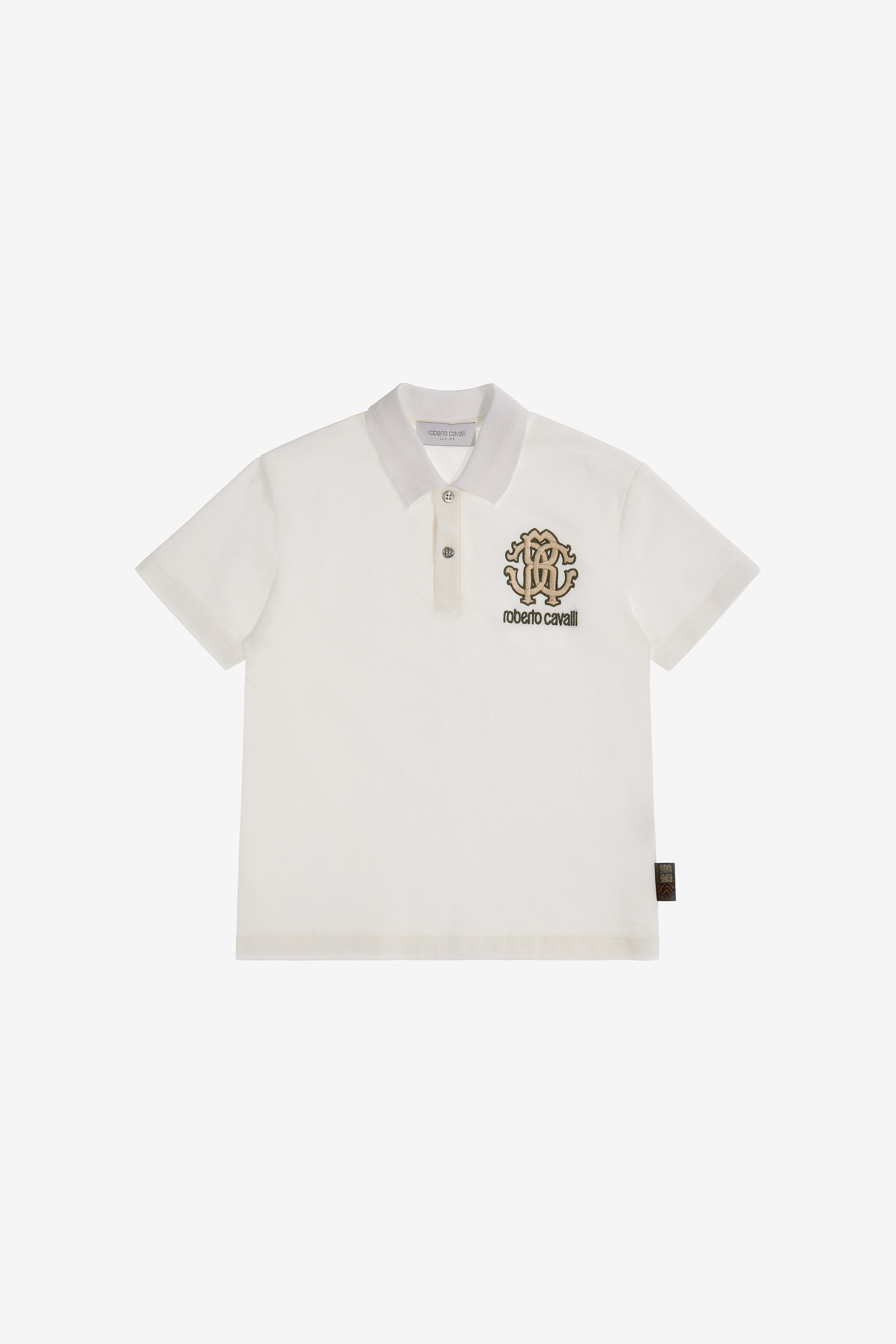 JU Logo polo t-shirt Blanco SJT633-KB002