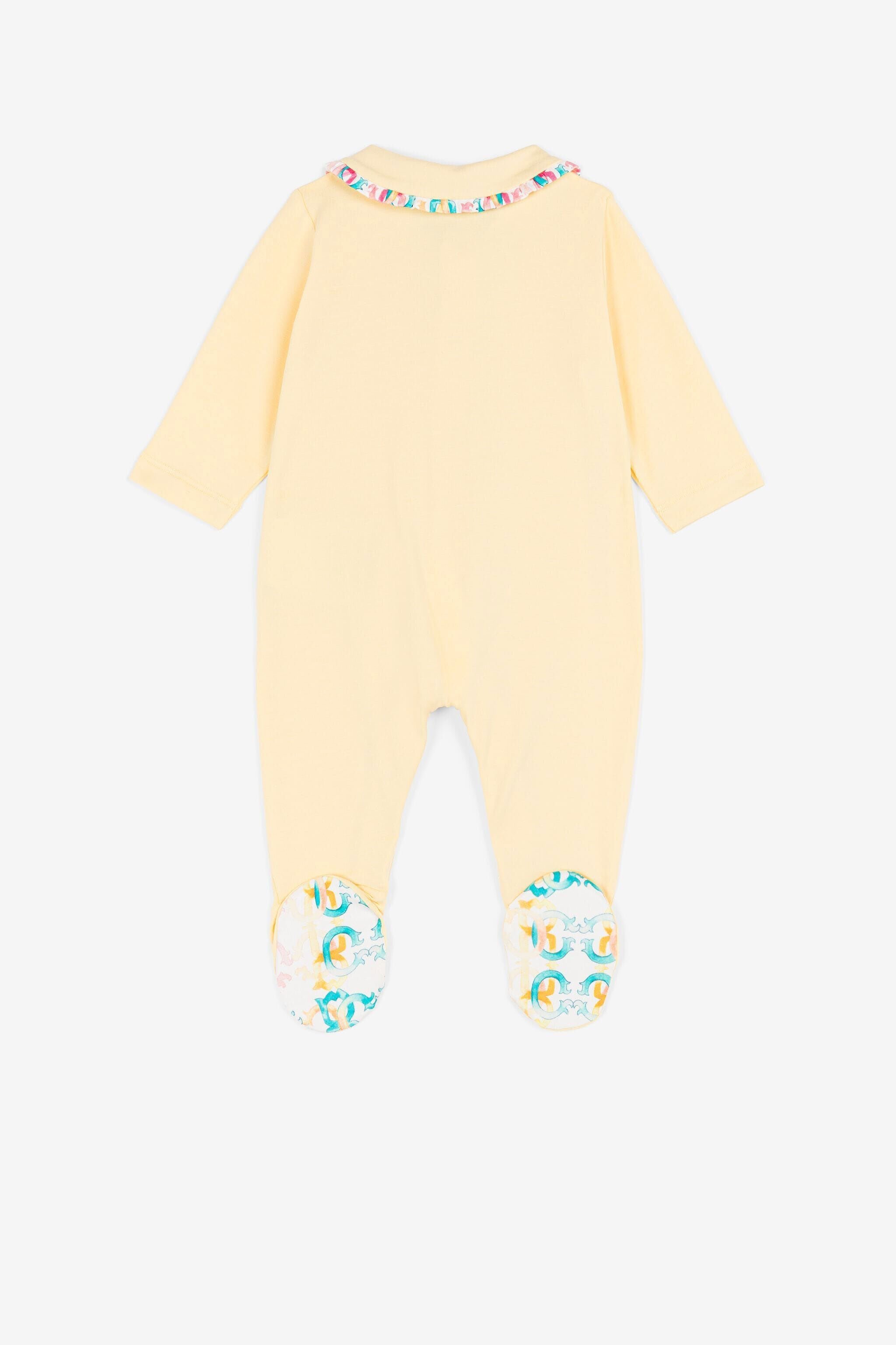 JU Long-sleeve babygrow set Yellow QJT899-JV025