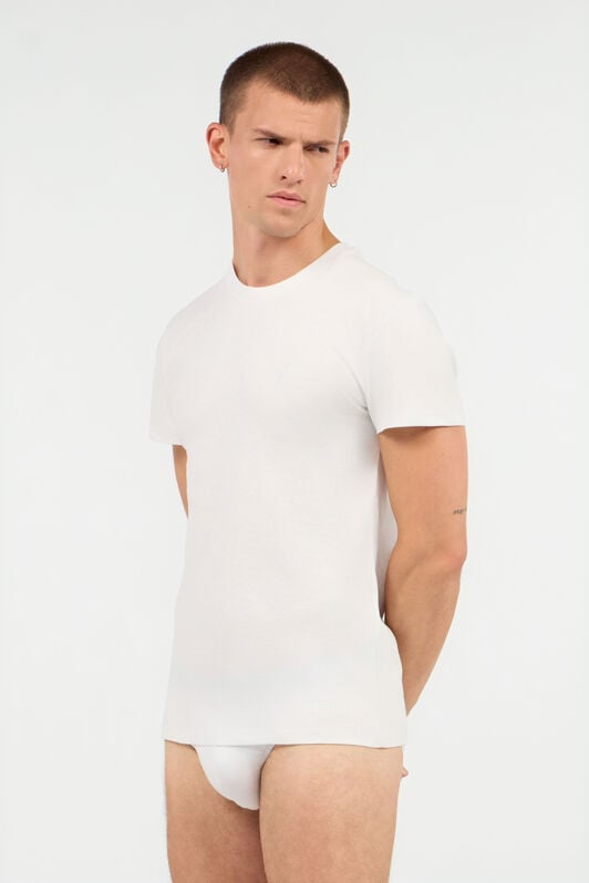 JC T-Shirt Con Monogram JC JC T-Shirt Con Monogram JC WHITE UFU003-UF095