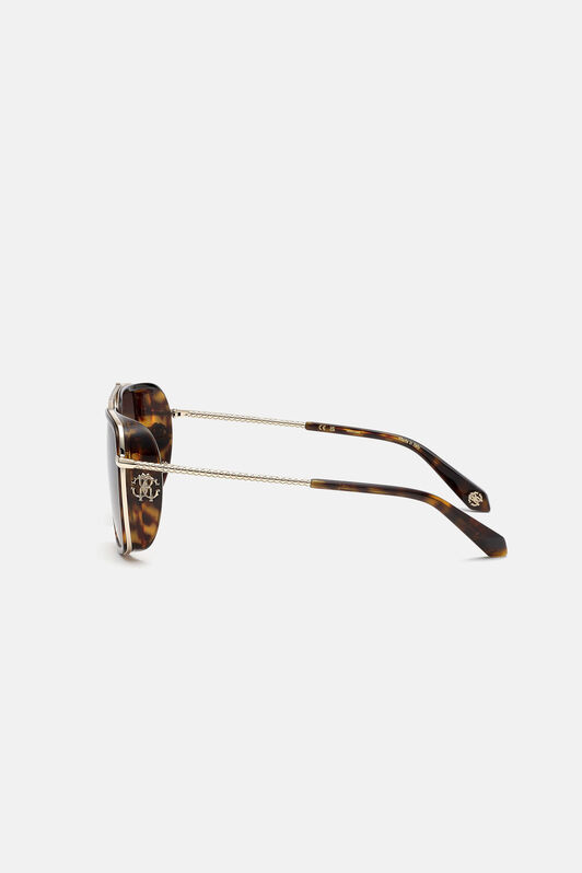 RC Sunglasses Roberto Cavalli Monogram Collection Marron foncé RALD78-ID081