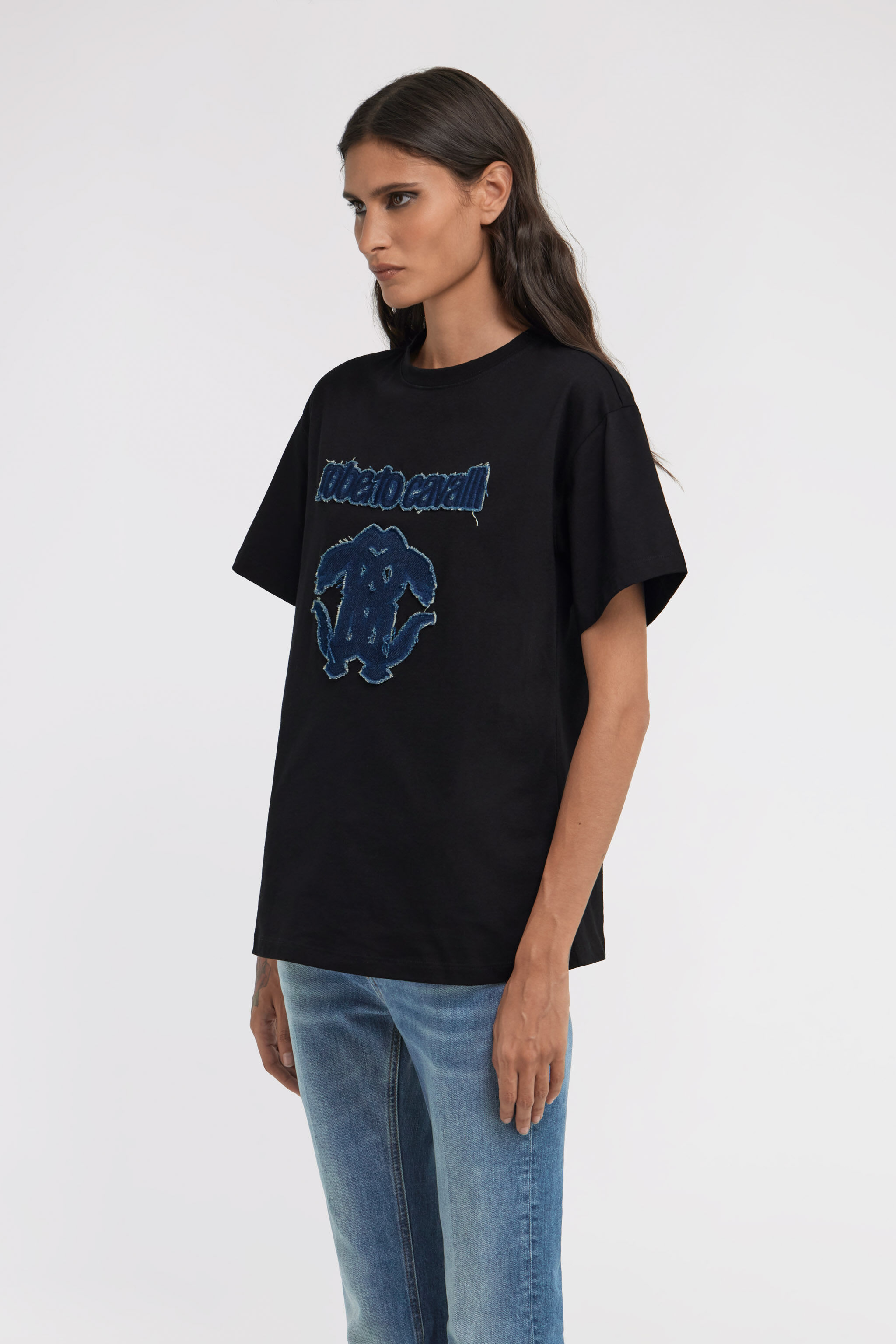 RC RC Logo T-shirt Schwarz TKT61L-JD062