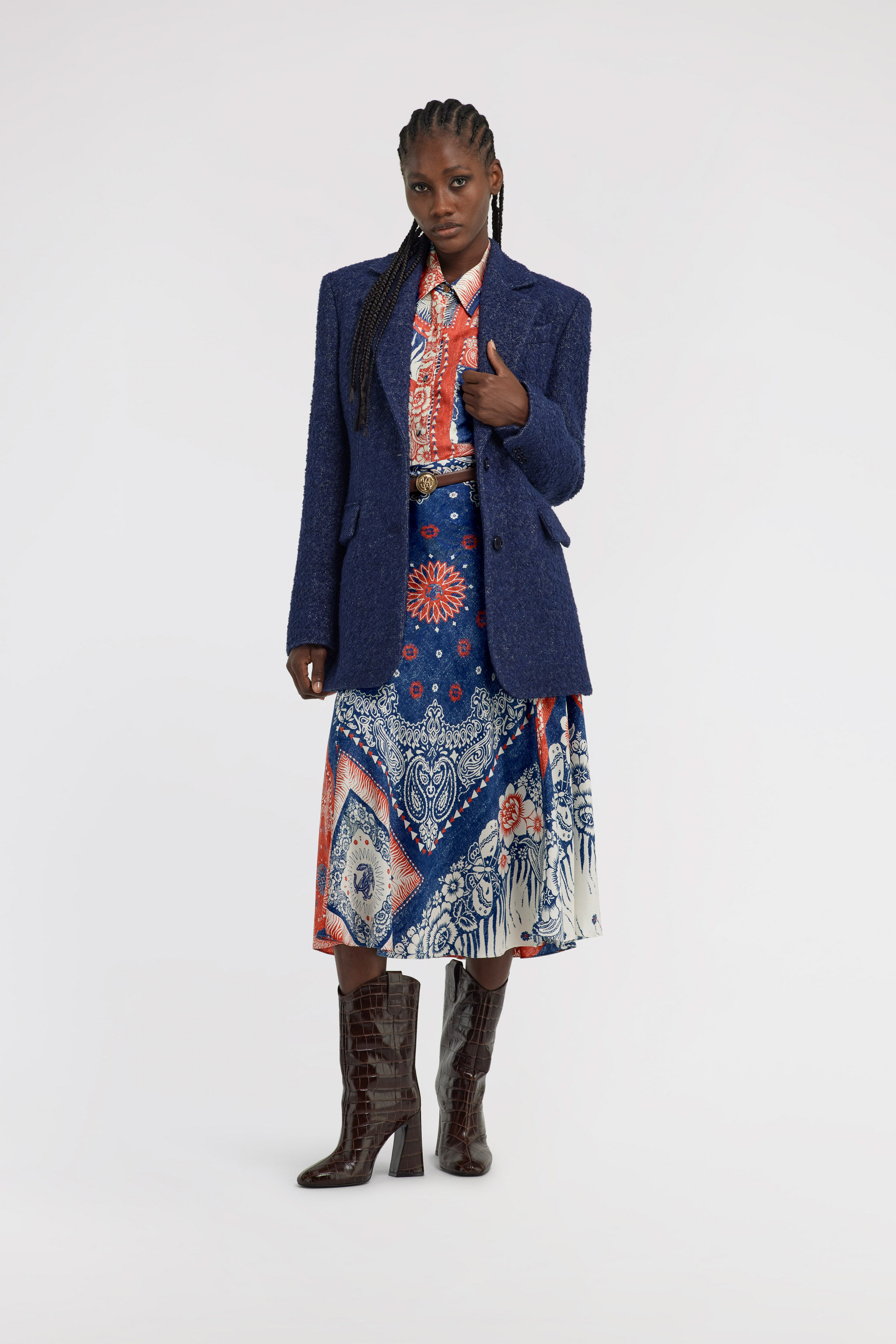RC Double button Blazer Dunkelblau TKT405-GA029