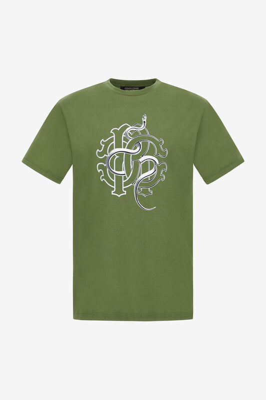 RC T-shirt with Snake print Green NOT60T-JD060