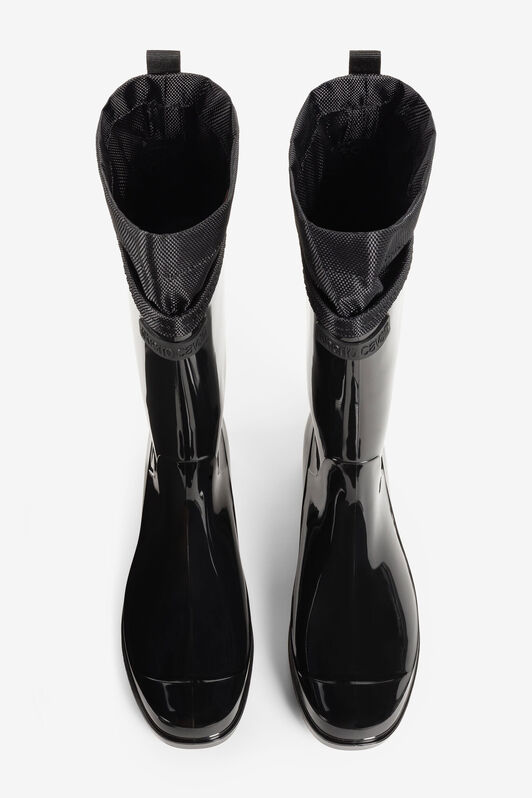RC RC Monogram-Print Boots RC RC Monogram-Print Boots Black JSS002-AB076