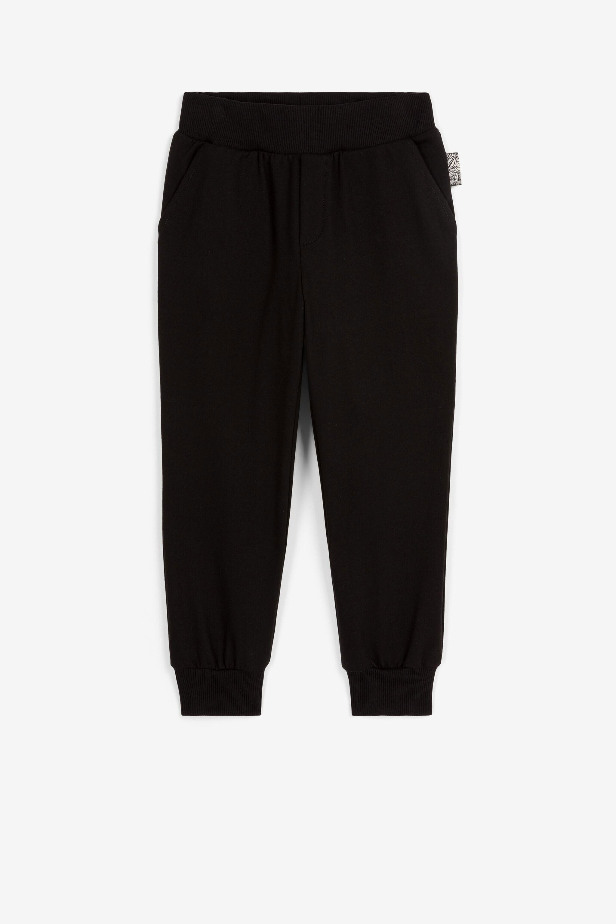 JU Logo-Appliqué Sweatpants Black PJT285-CF050