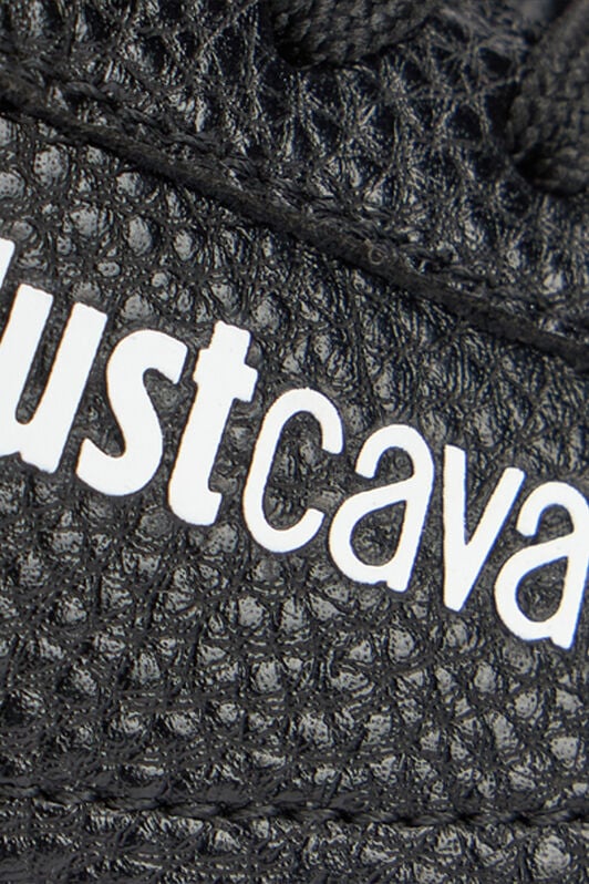 JC Sneaker in schwarzem, gehämmertem Effekt mit Logo 003+929 VFS085-VF613