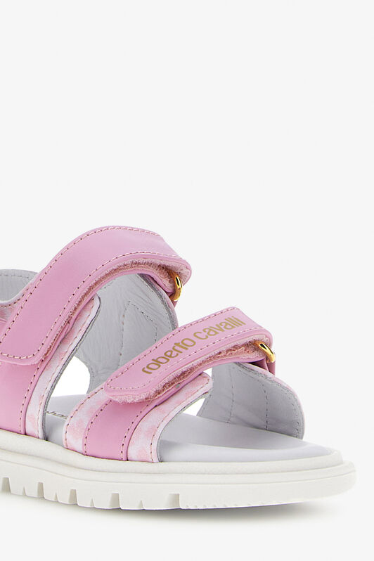 JU RC Logo Sandals white/jaguar pink/go SJS00I-PZJ02