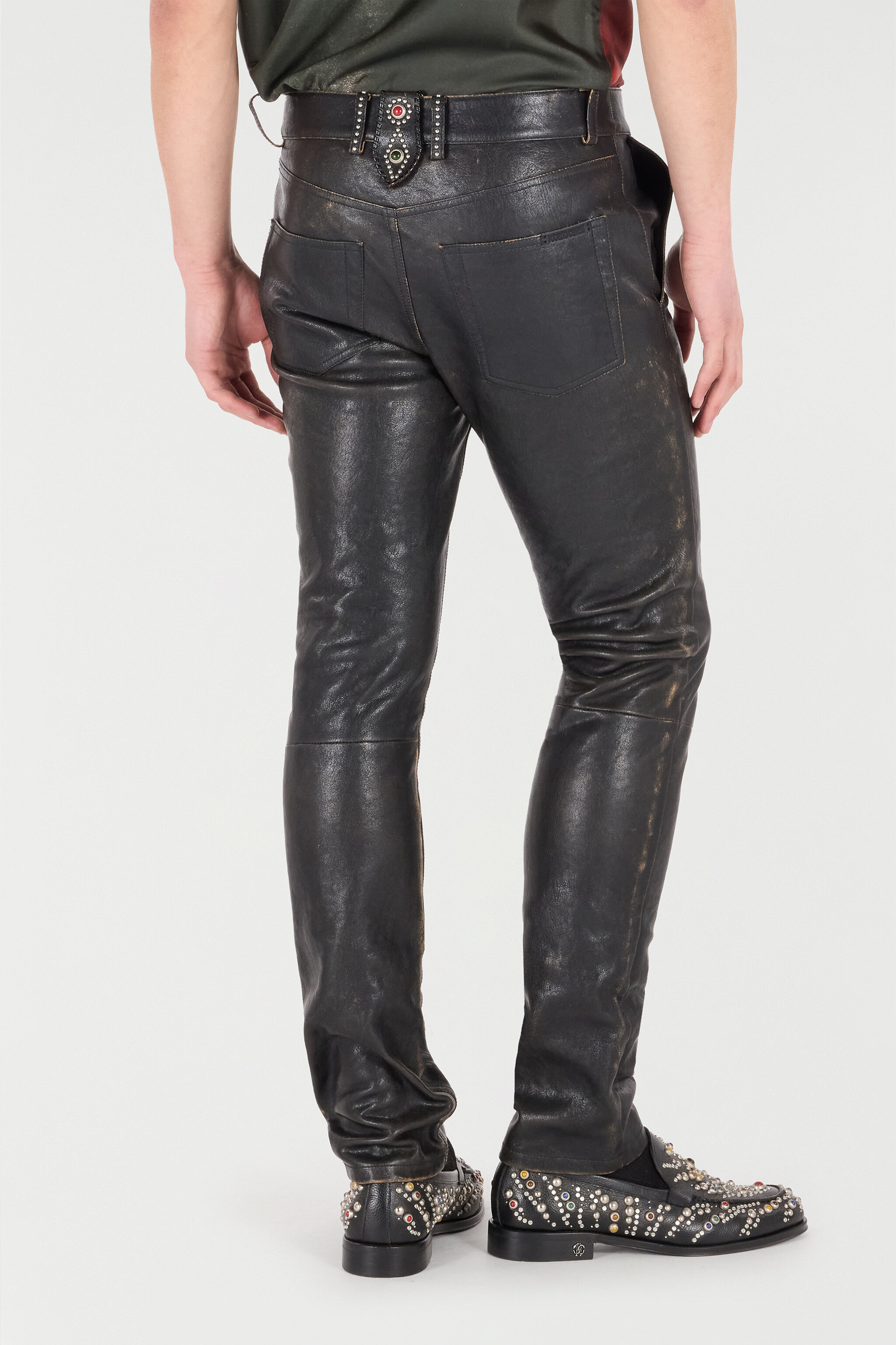 RC Genuine Leather Pants Black VRP200-PG016