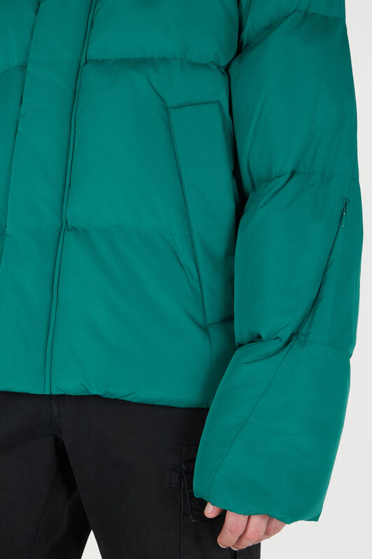 JC Puffer Jacket With JC Monogram Green TFT067-TF091
