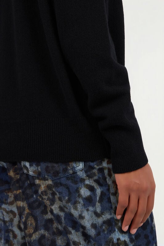 RC Pullover Schwarz mit Monogram Mirror Snake RC Pullover Schwarz mit Monogram Mirror Snake NERO VKM624-MQ013