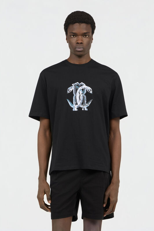 RC Black T-shirt with Logo BLACK SOT60G-JD001