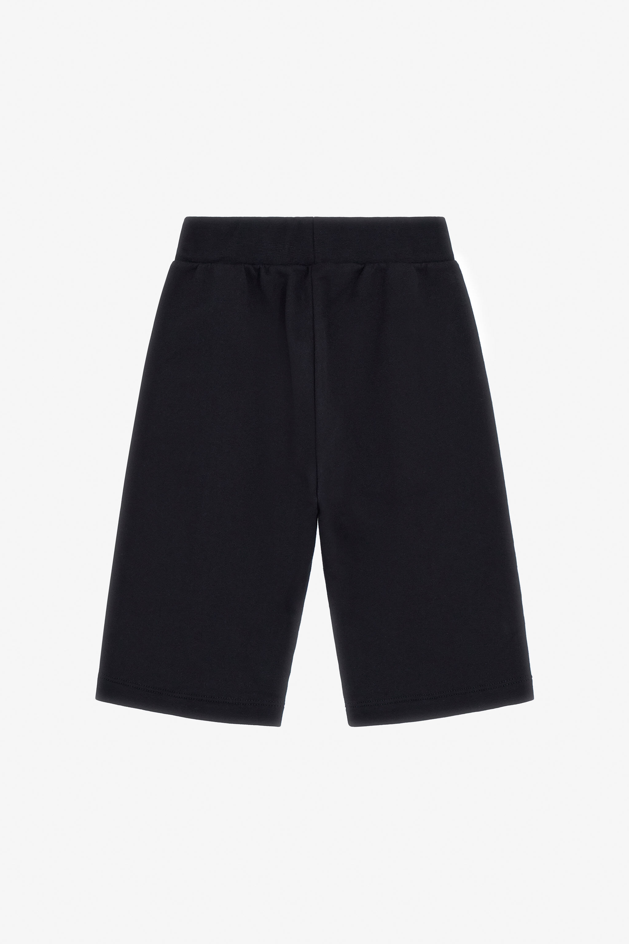 JU Logo Print Cotton Sweatpants Black TJT20S-CF050