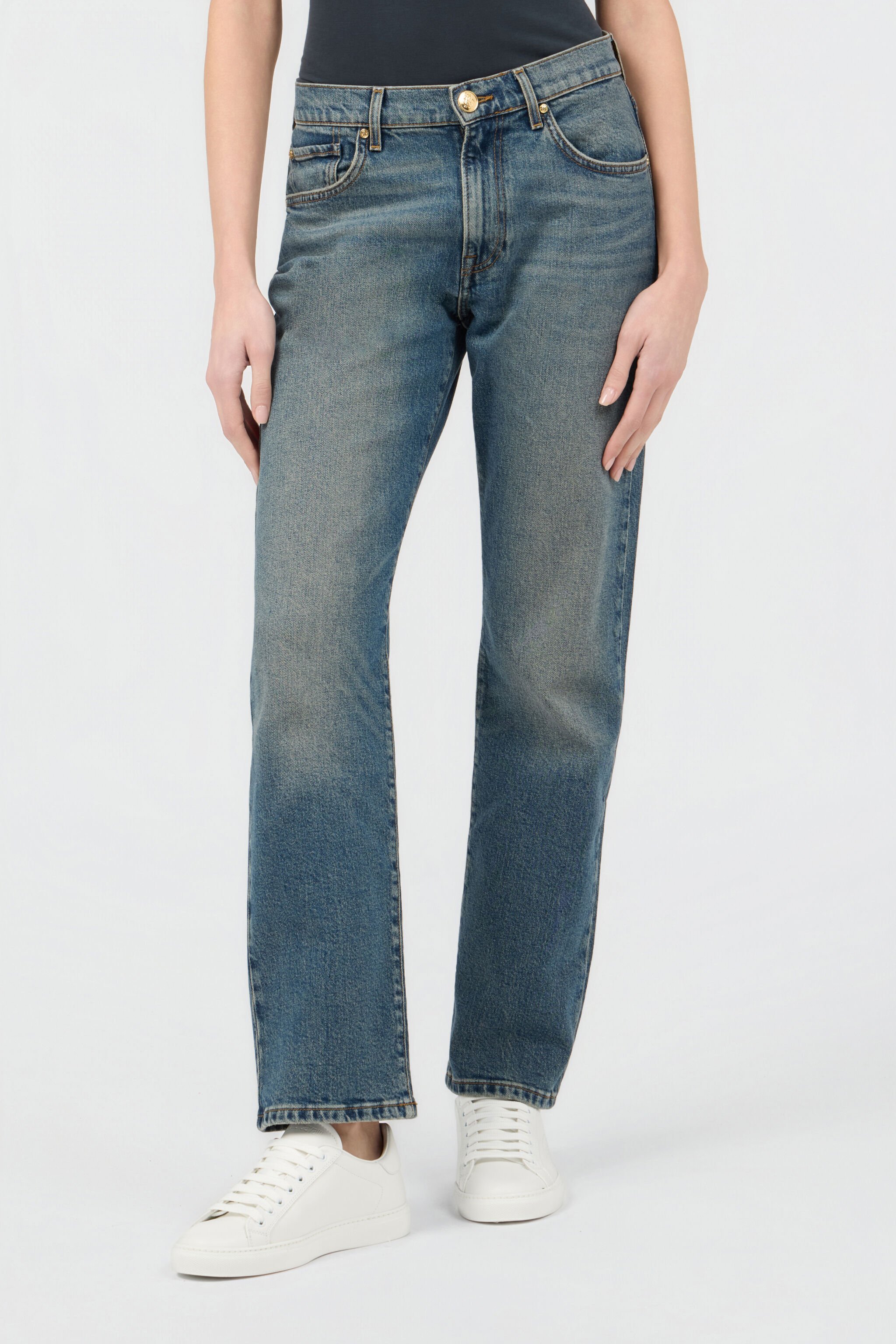 RC Blue Denim Jeans WASHED-OUT BLUE SOJ20N-DL008