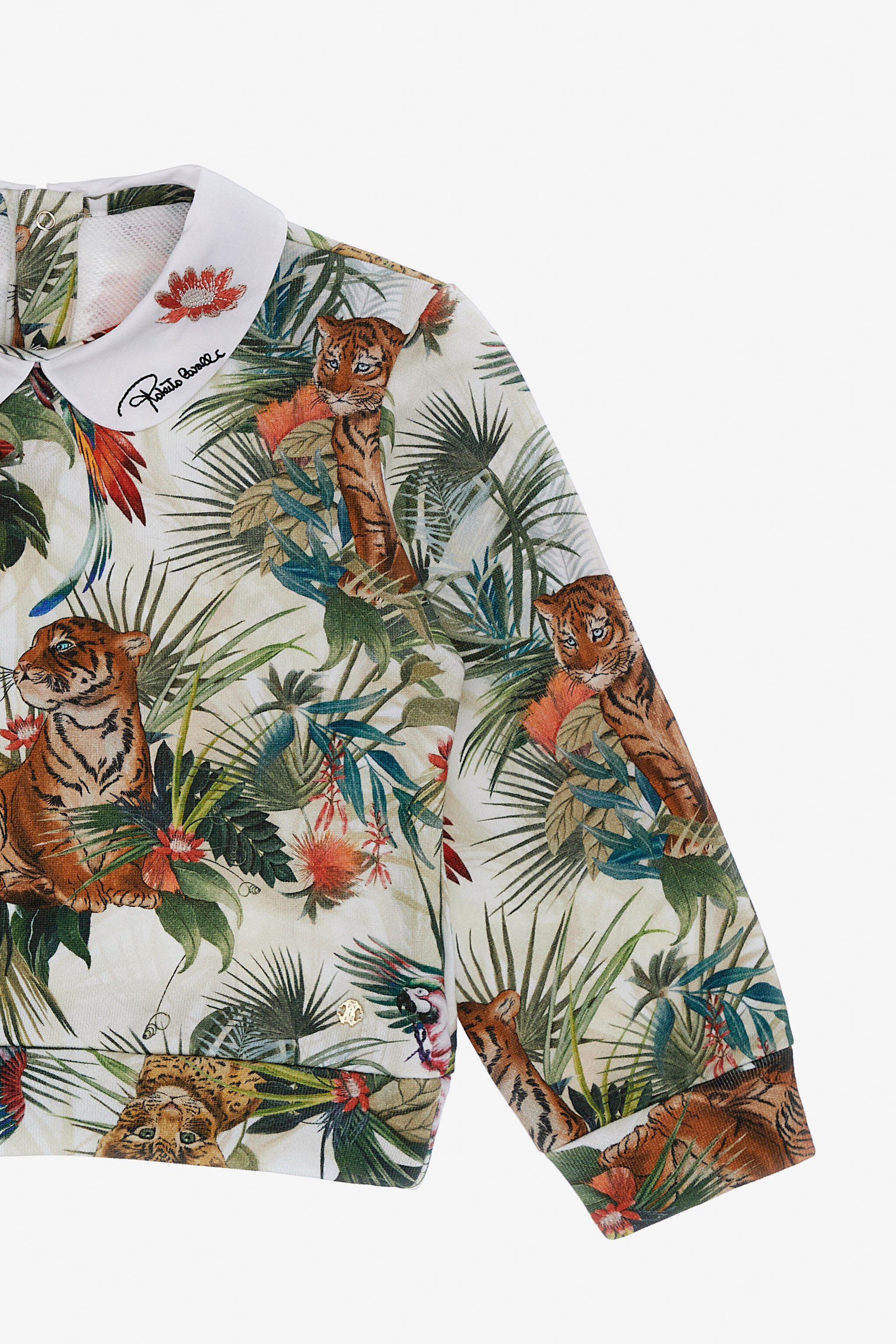 JU Printed Sweatshirt Grün SJT932-5OI95