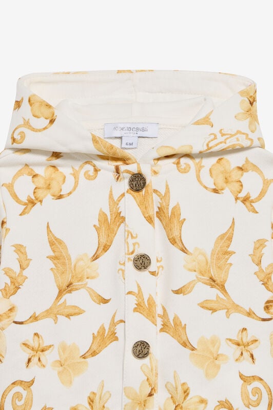 RC Sweat-shirt Imprimé Gold Arabesque WHITE/GOLD TJT663-5ON37