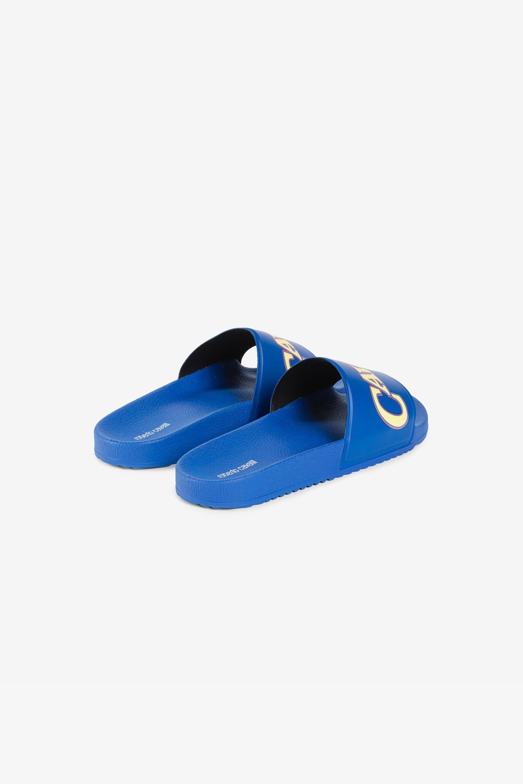 RC Sandalias con logo estampado Azul QRS018-PZG00