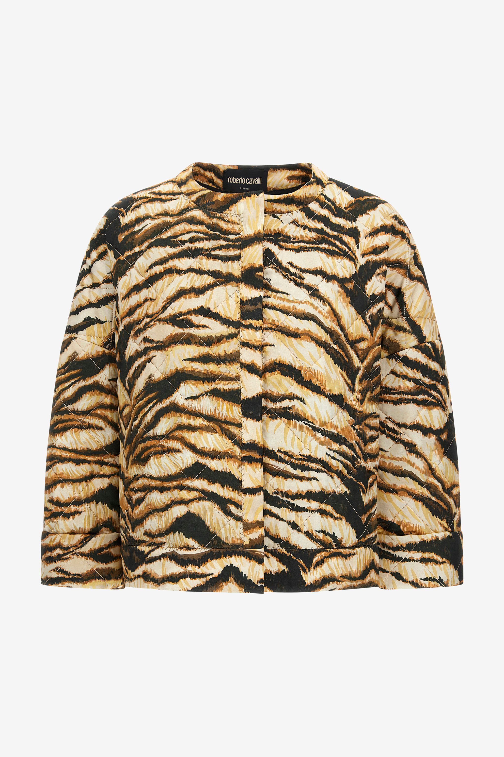 RC Jacket with Tiger print Light Brown RKT400-RYH26