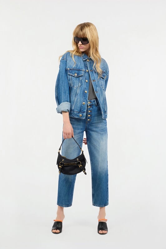 JC Giacca In Denim Con Logo JC Giacca In Denim Con Logo Azzurro UFT196-UF262
