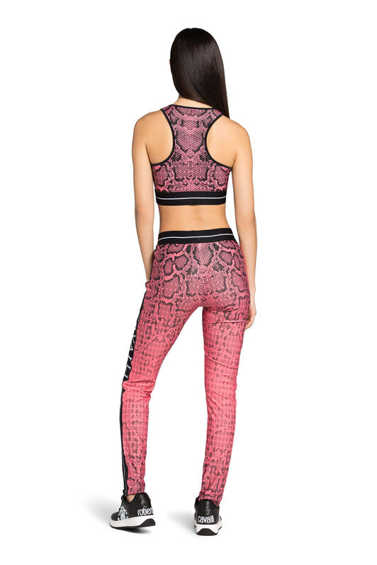RC Python-Print Crop Top RC Python-Print Crop Top Pink IST60A-LNE11