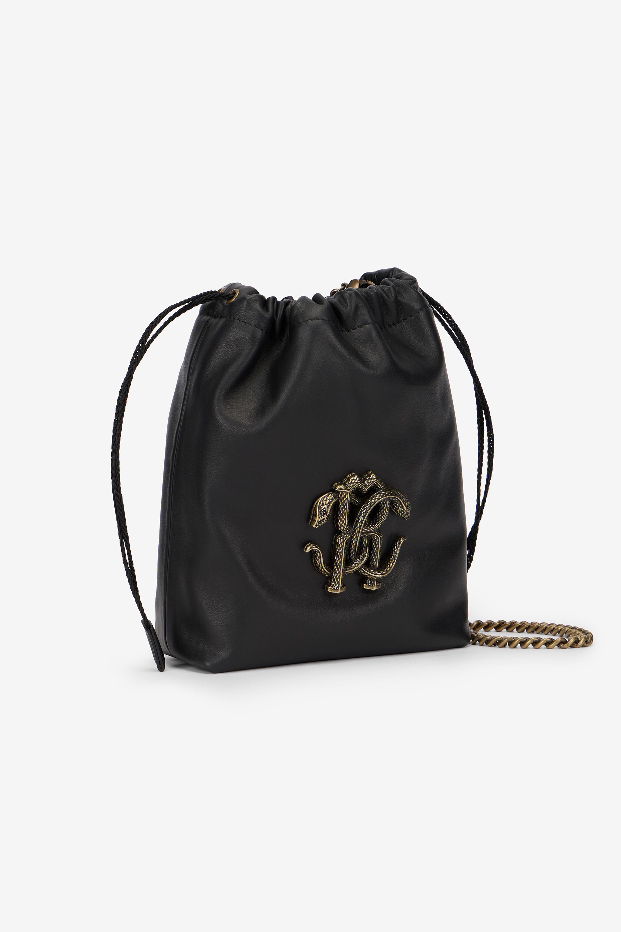 RC Borsa Cross Body Nera con RC Monogram BLACK QOB00C-PZO31