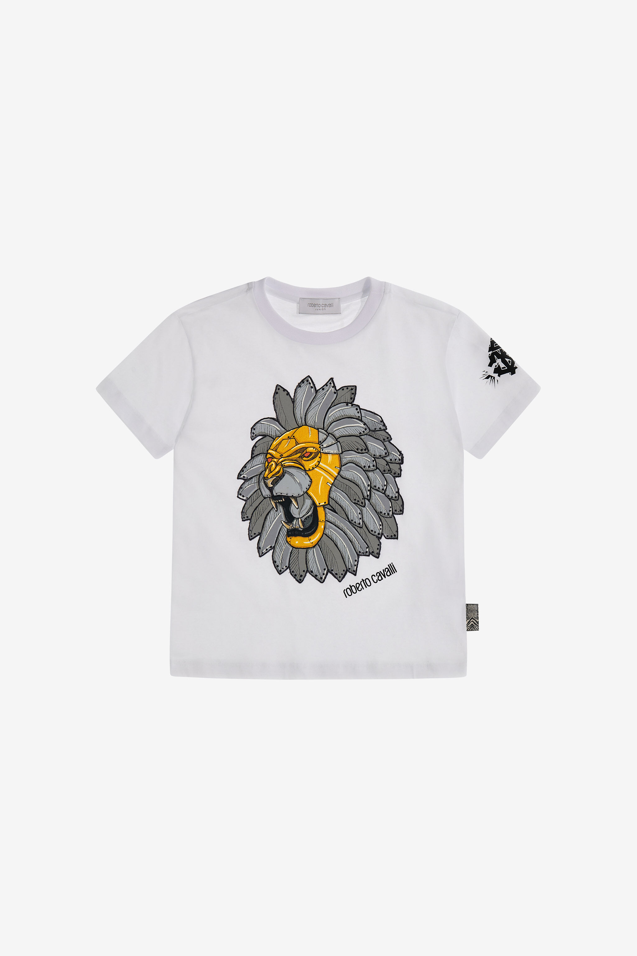 JU T-shirt with Logo and print White SJT637-JD001