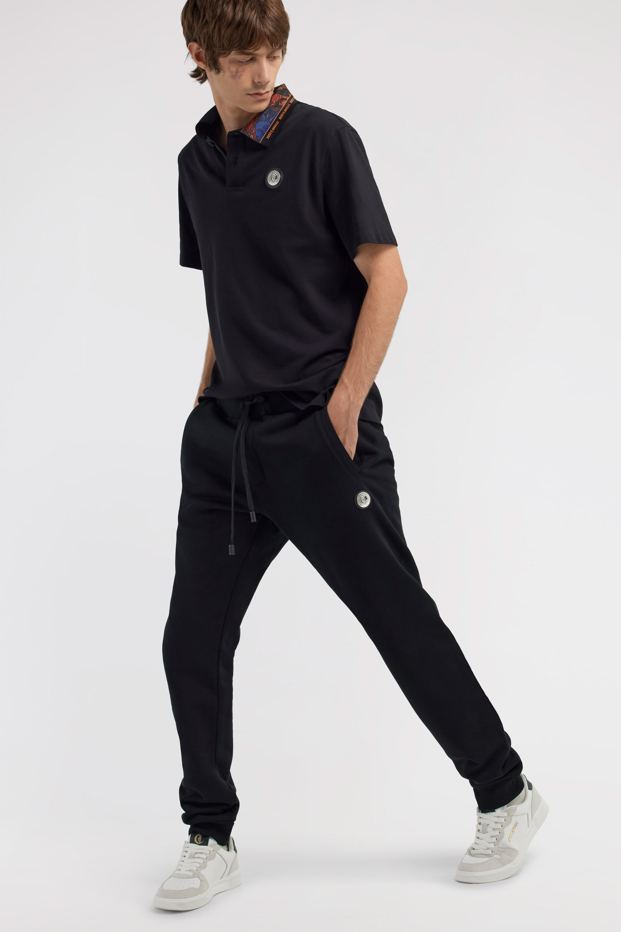JC Just Cavalli Pants Black TFT007-TF008